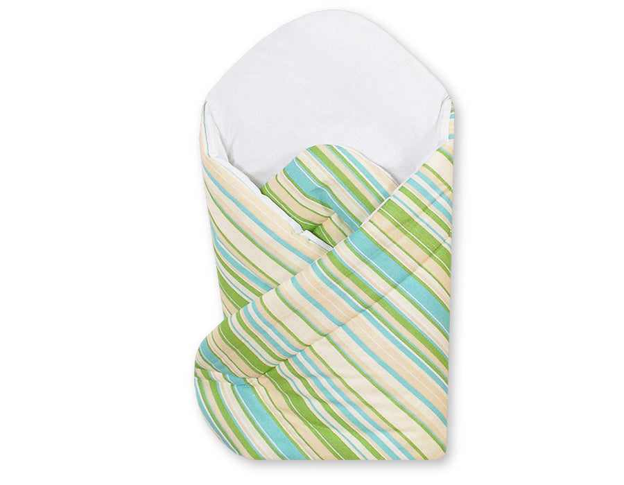 Baby nest with stiffenig- Basic green strips