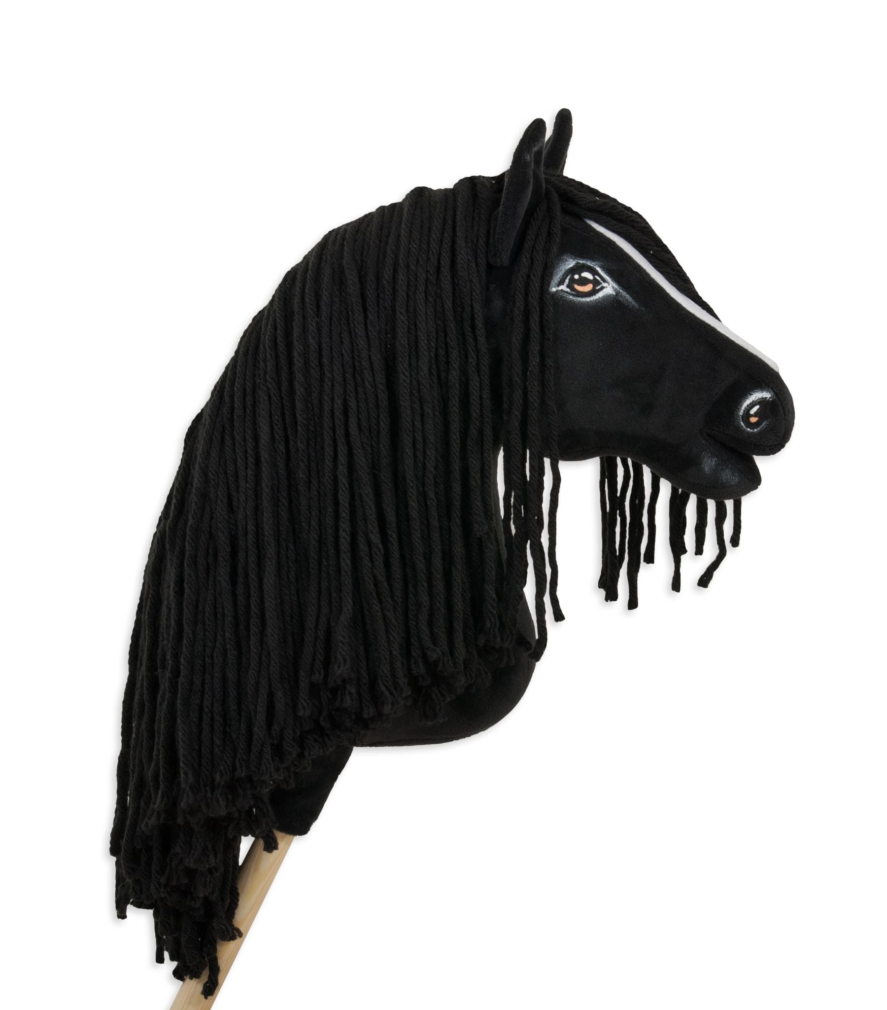 Horse on a stick Super Hobby Horse Premium - friesian horse frieze II A3