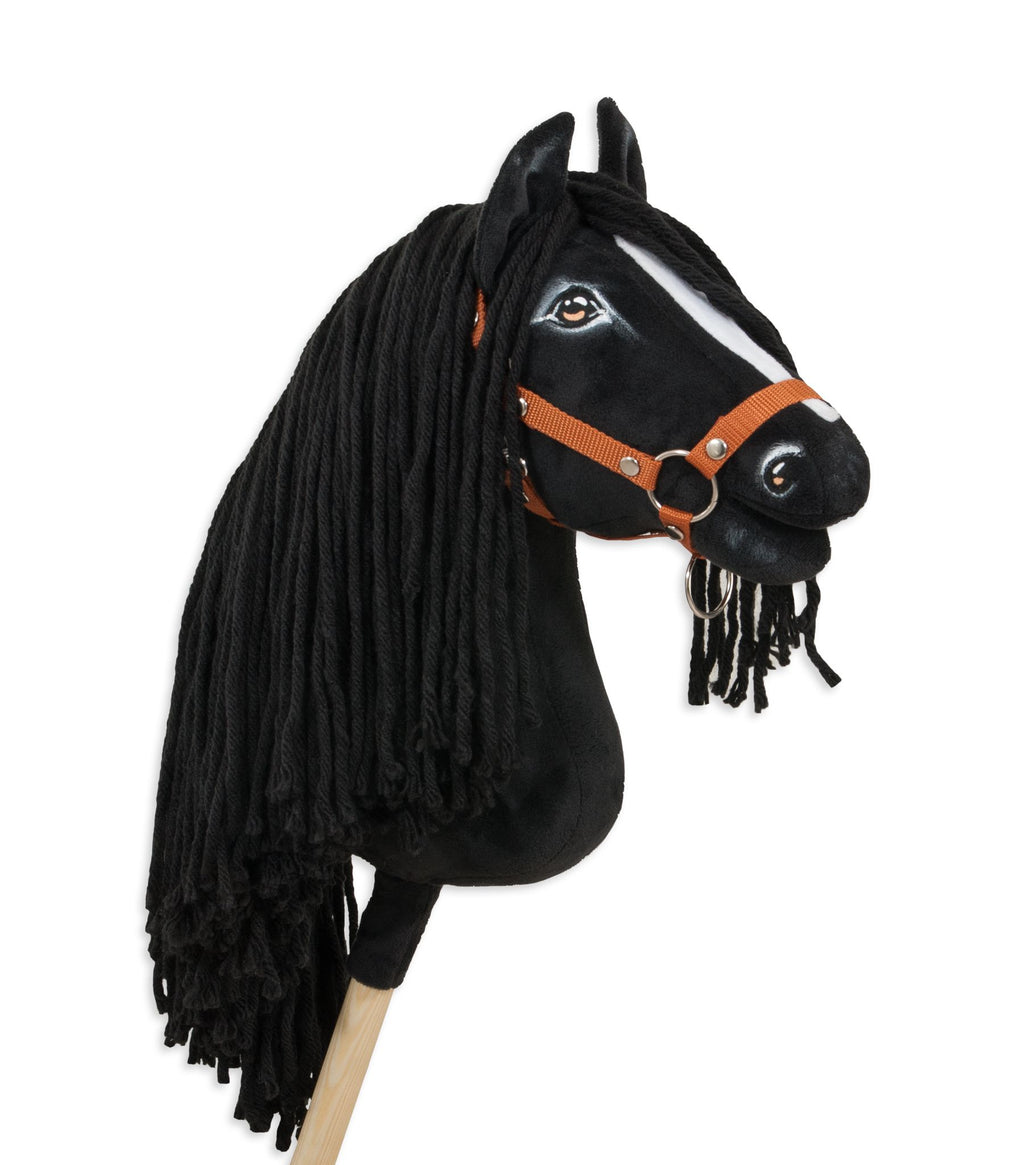 Horse on a stick Super Hobby Horse Premium - friesian horse frieze II A3