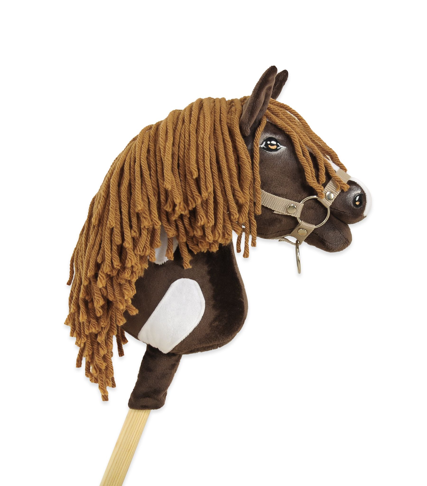 Horse on a stick Super Hobby Horse Premium - western dark bay horse A4