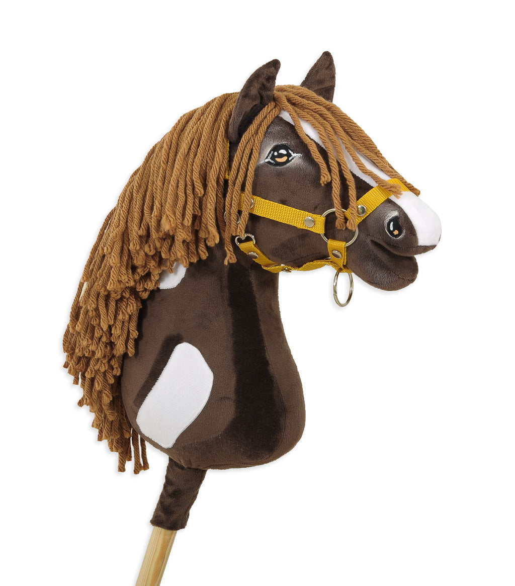 Horse on a stick Super Hobby Horse Premium - western dark bay horse A3