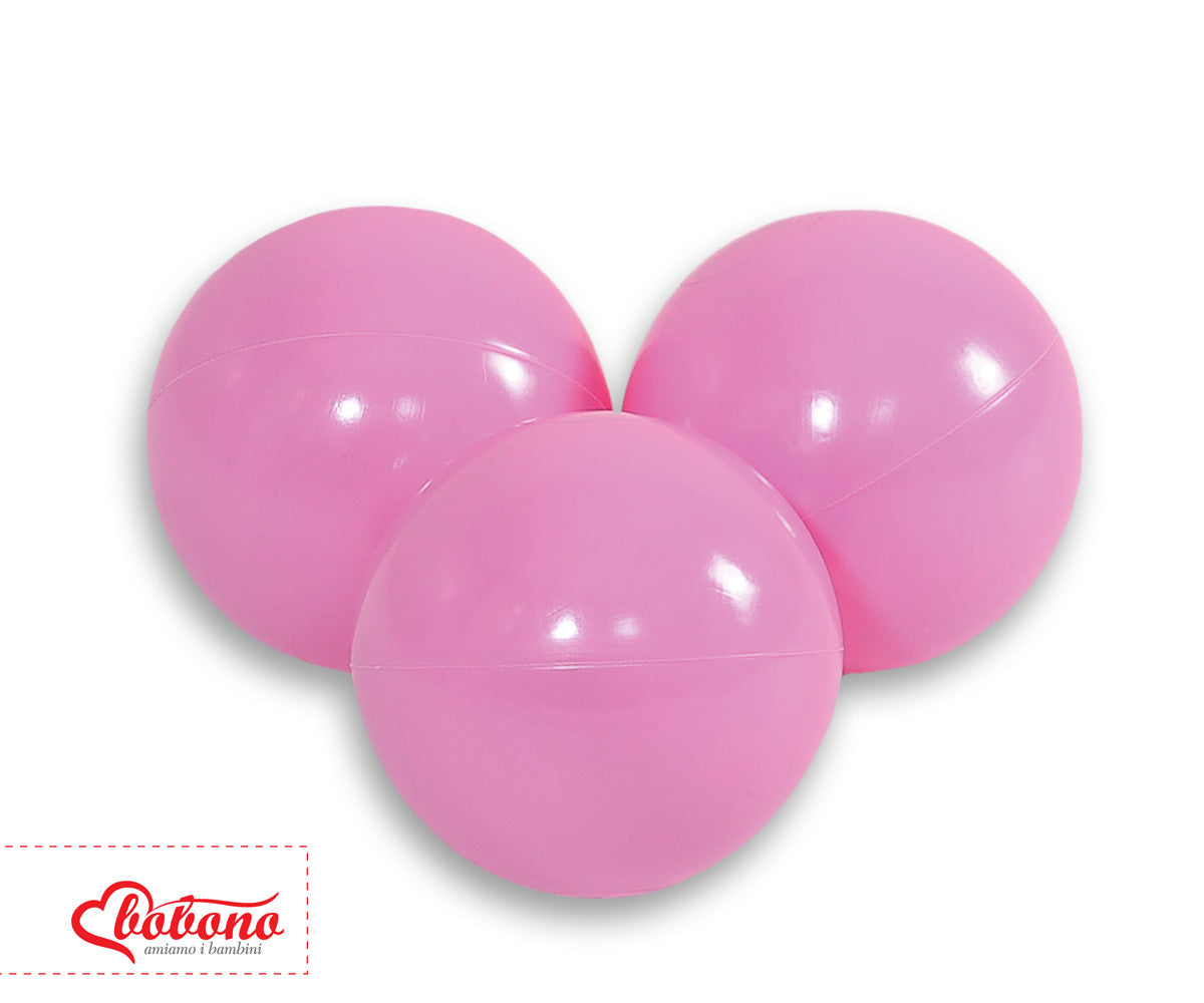 Plastic balls for the dry pool 50pcs - pink