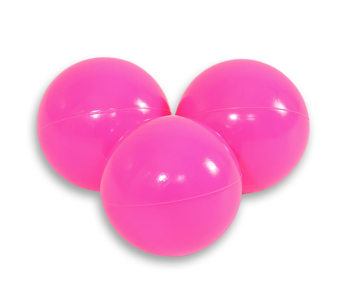 Plastic balls for the dry pool 50pcs - dark pink
