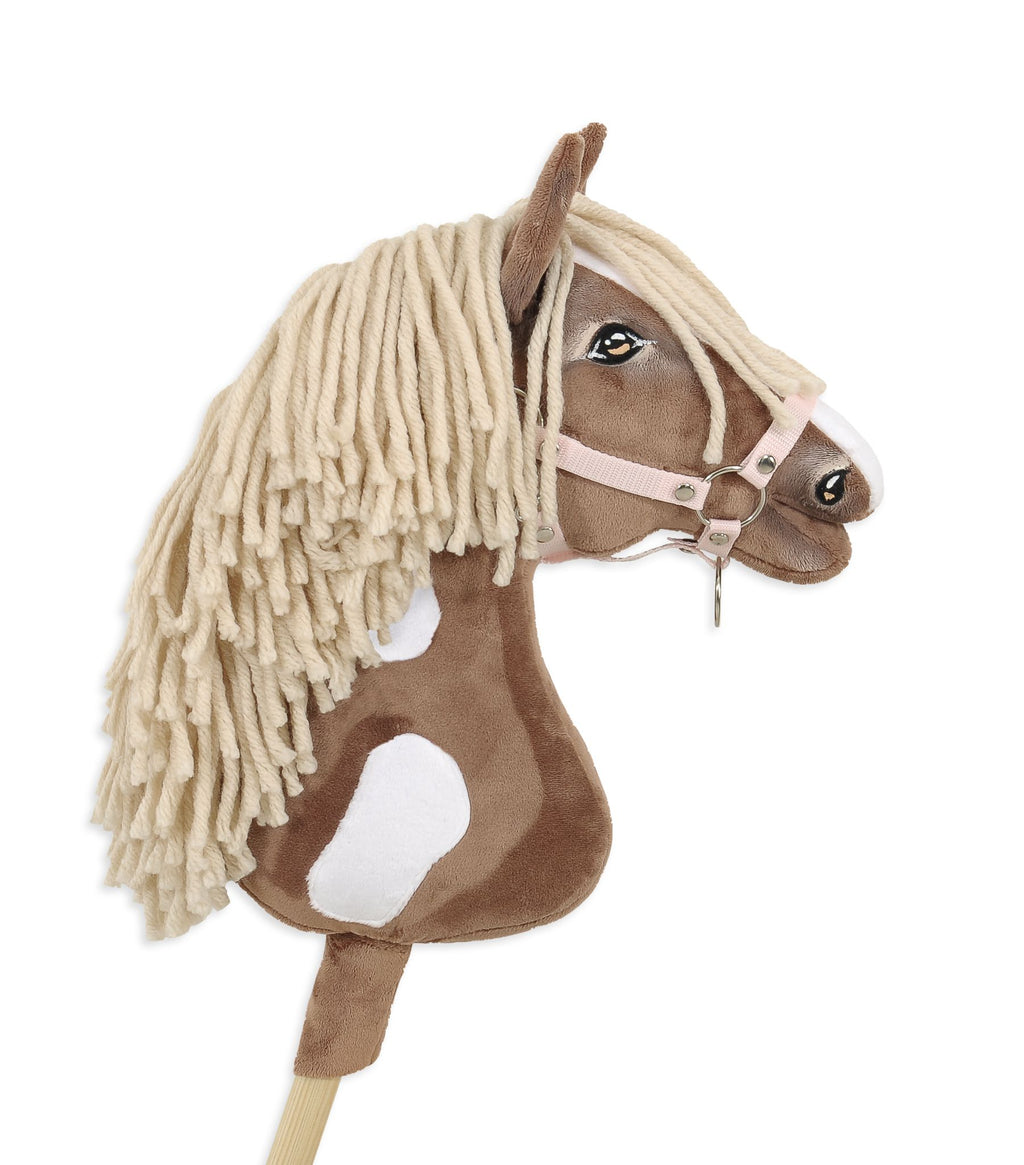 Horse on a stick Super Hobby Horse Premium - western III bay horse A3