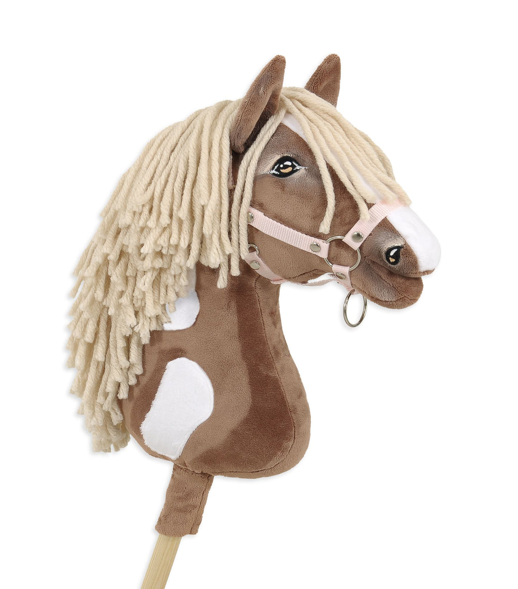 Horse on a stick Super Hobby Horse Premium - western III bay horse A3