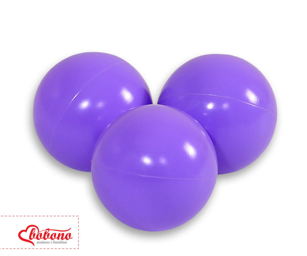 Plastic balls for the dry pool 50pcs - lawender