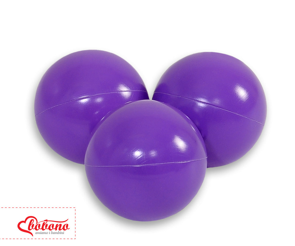 Plastic balls for the dry pool 50pcs - lilac