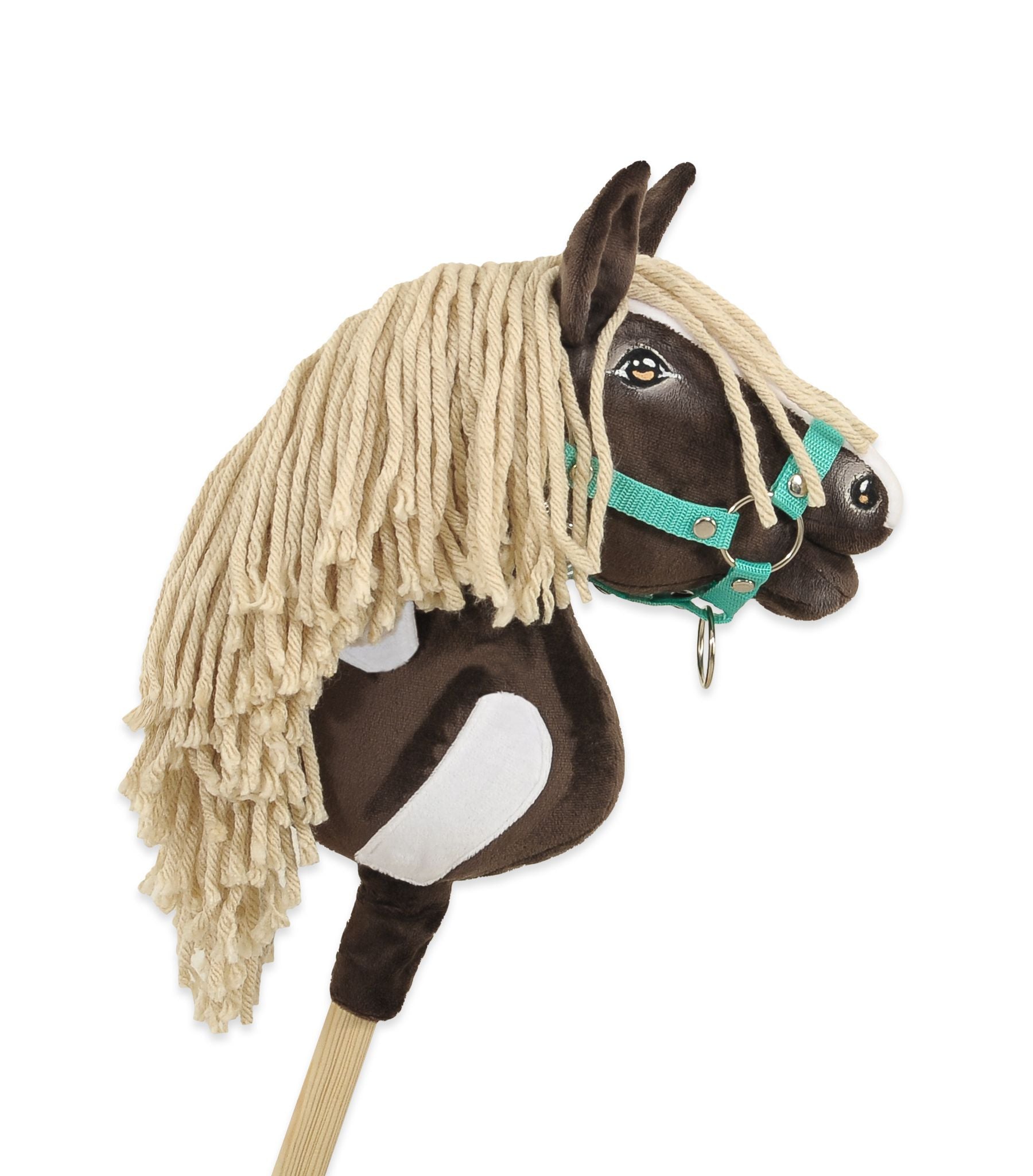 Horse on a stick Super Hobby Horse Premium - western IV dark bay horse A4