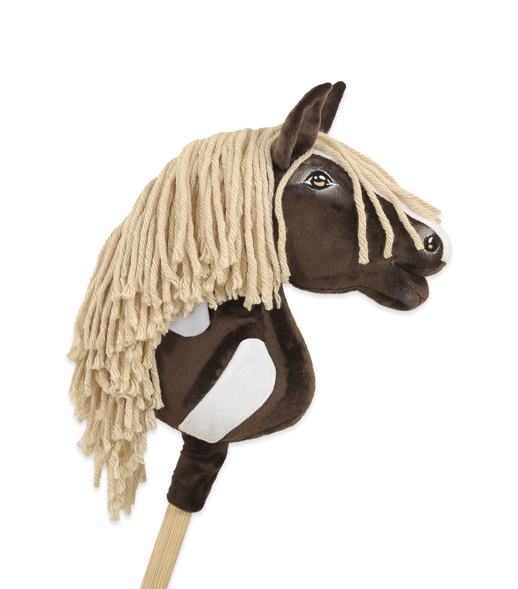 Horse on a stick Super Hobby Horse Premium - western IV dark bay horse A4