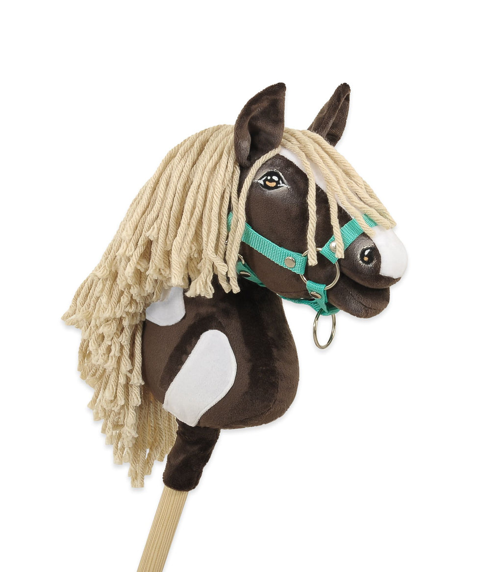 Horse on a stick Super Hobby Horse Premium - western IV dark bay horse A4