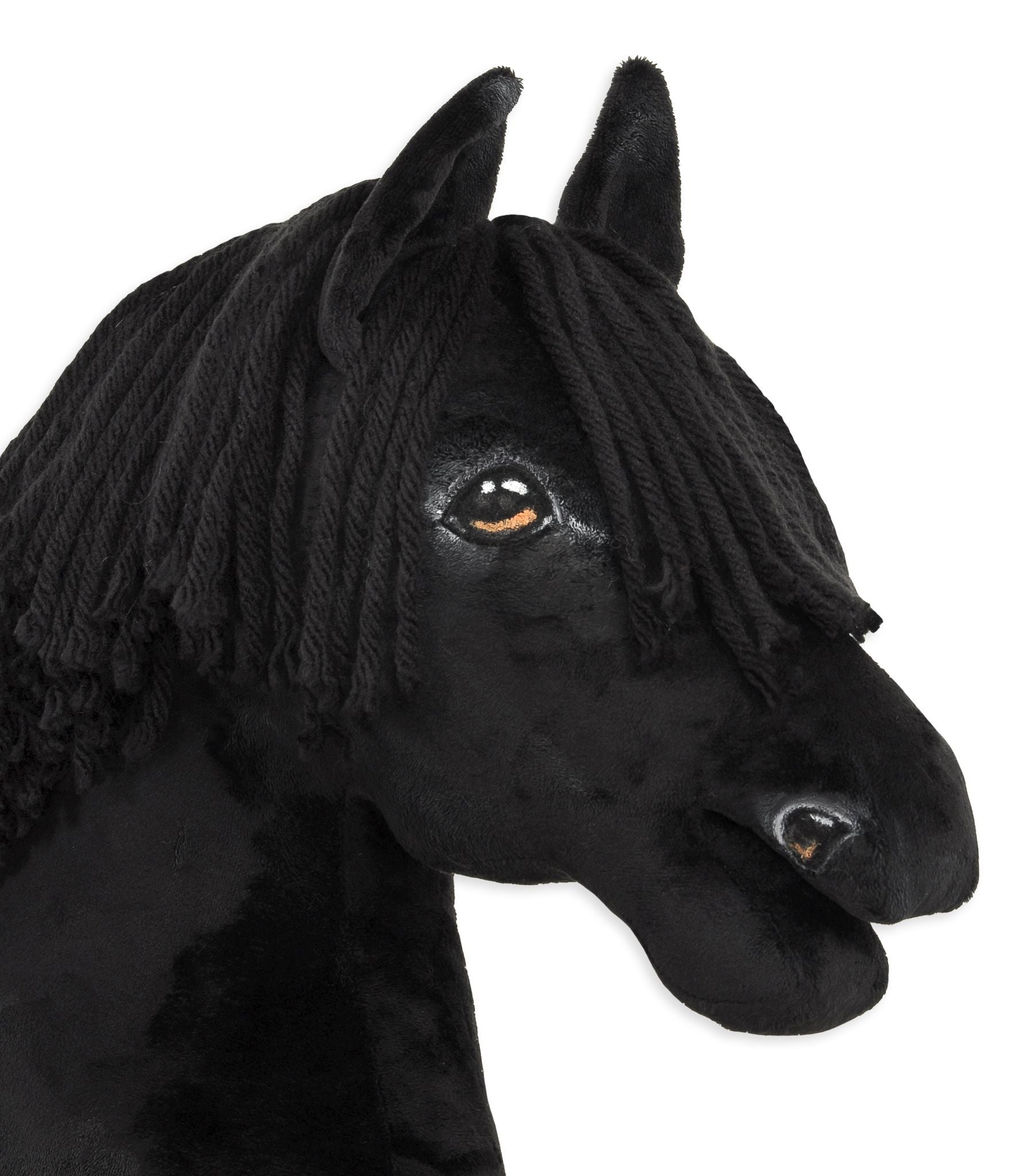 Horse on a stick Super Hobby Horse Premium - black horse A3