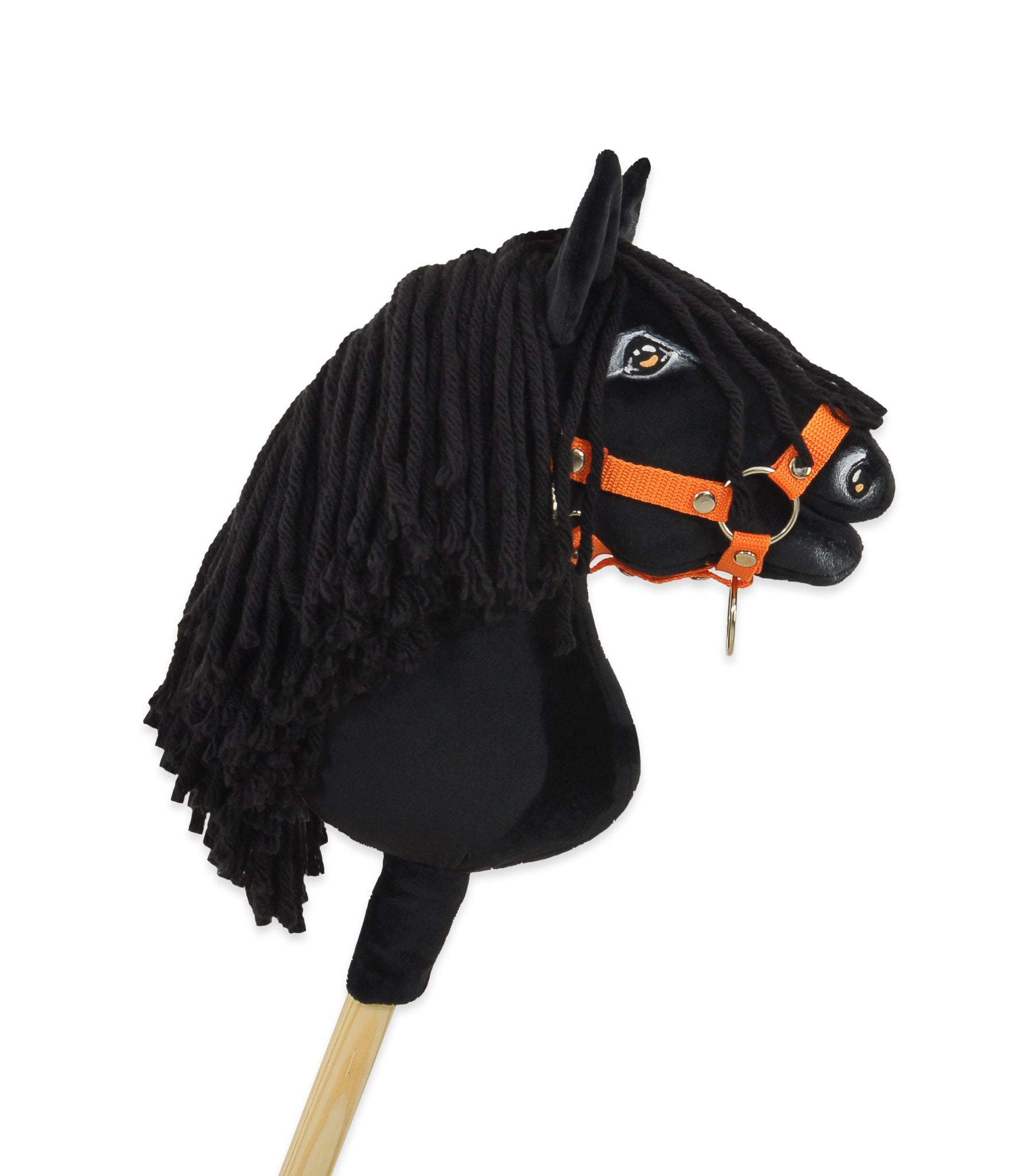 Horse on a stick Super Hobby Horse Premium - black horse A4