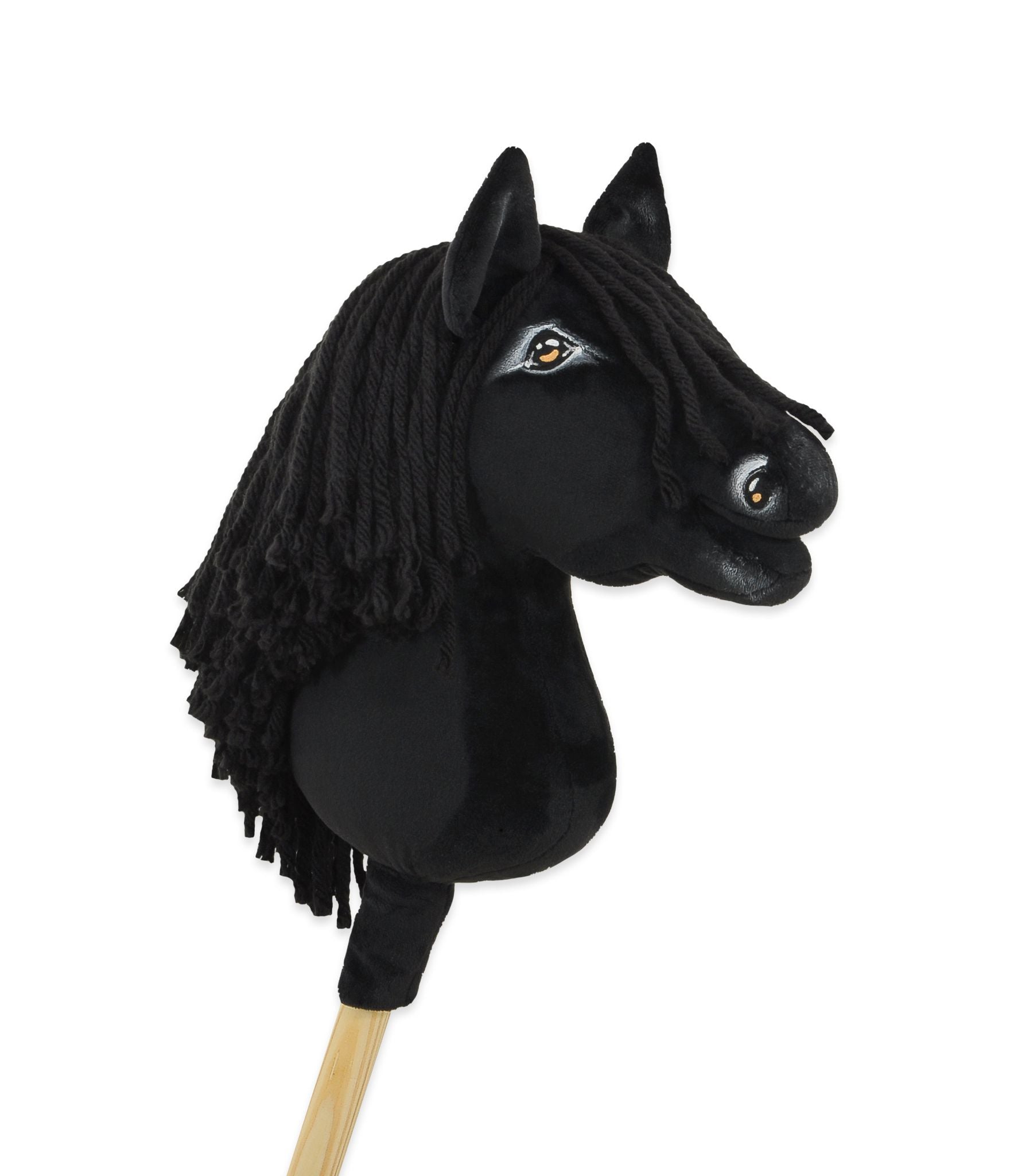 Horse on a stick Super Hobby Horse Premium - black horse A4