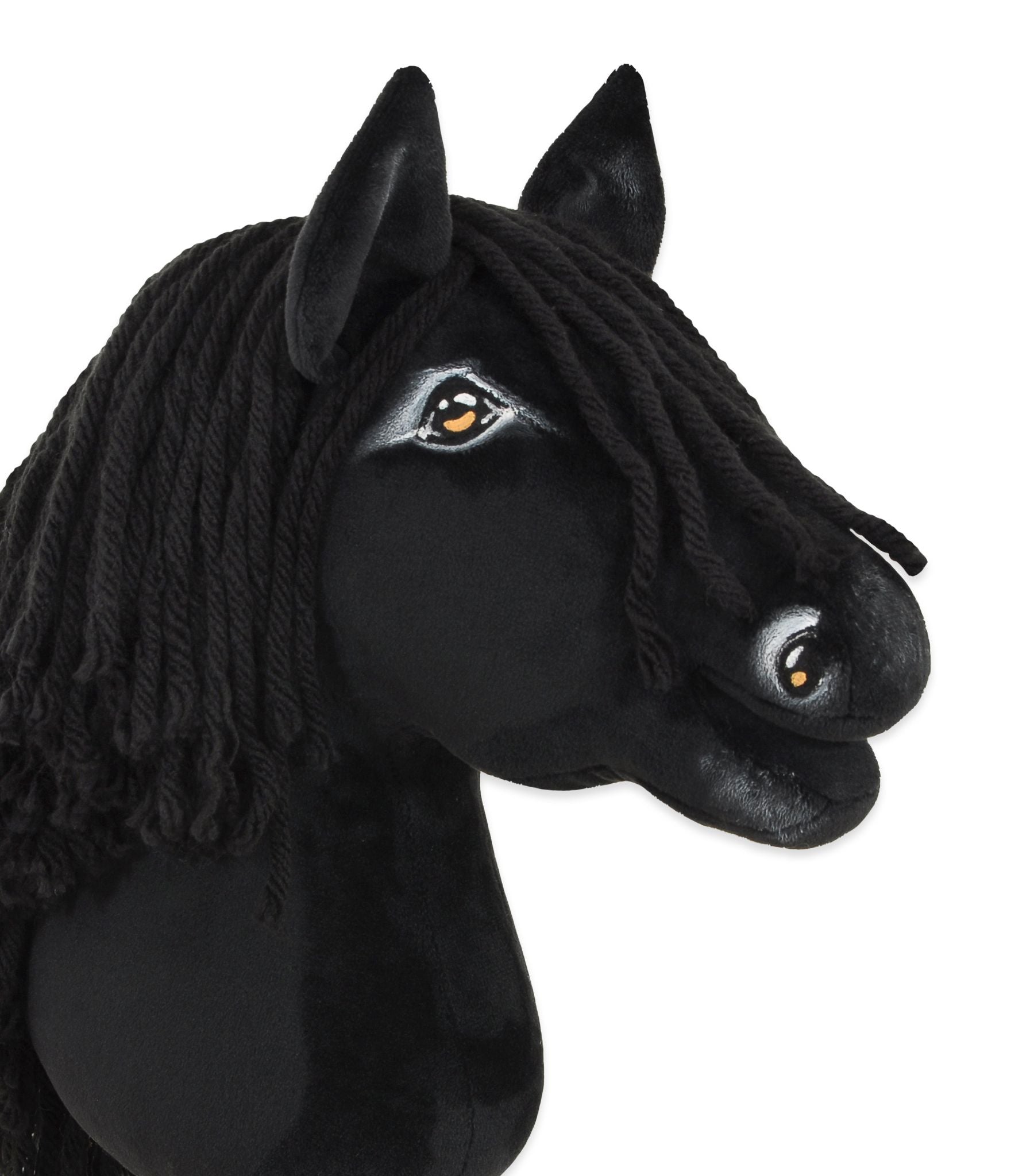 Horse on a stick Super Hobby Horse Premium - black horse A4