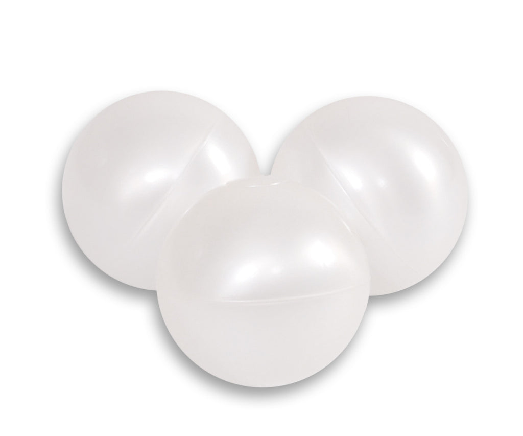 Plastic balls for the dry pool 50pcs - pearl white