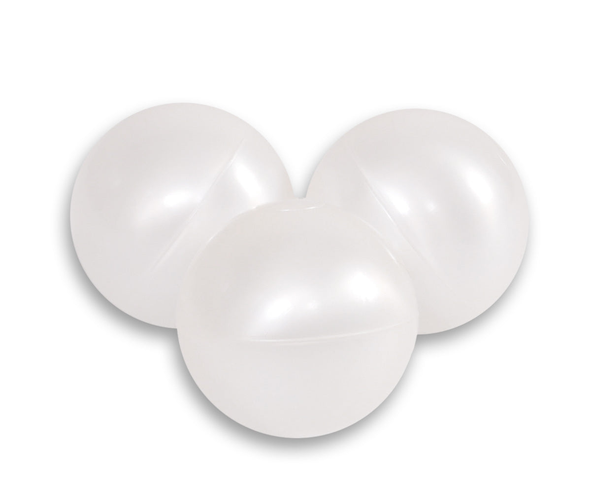 Plastic balls for the dry pool 50pcs - pearl white