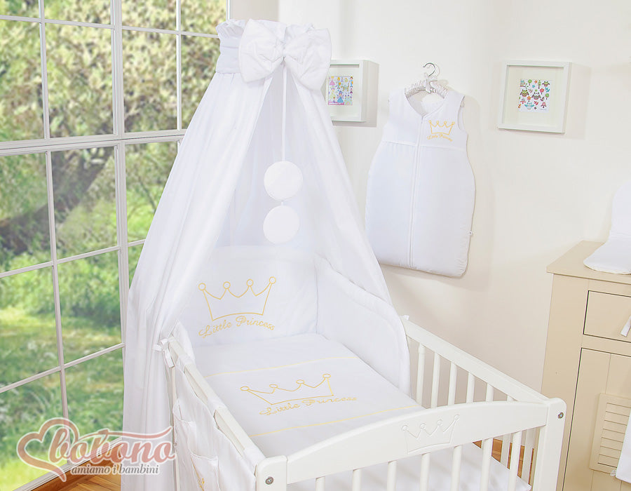 Canopy made of fabric- Little Prince/Princess white