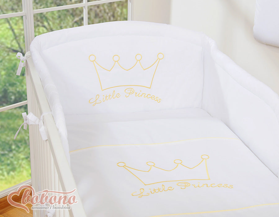Bedding set 2-pcs- Little Prince/Princess white