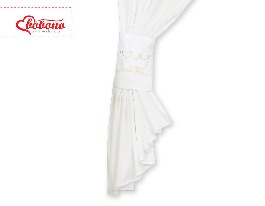 Curtains for baby room- Little Prince/Princess white