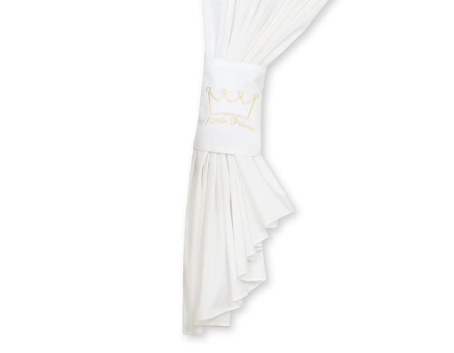 Curtains for baby room- Little Prince/Princess white