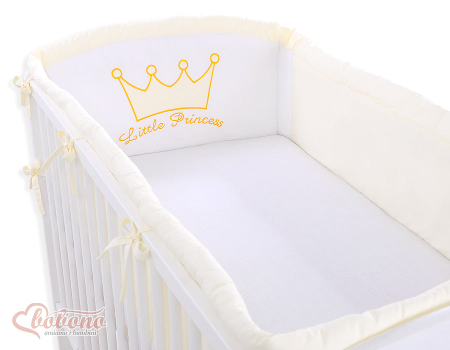 Universal bumper XXL- Little Prince/Princess cream