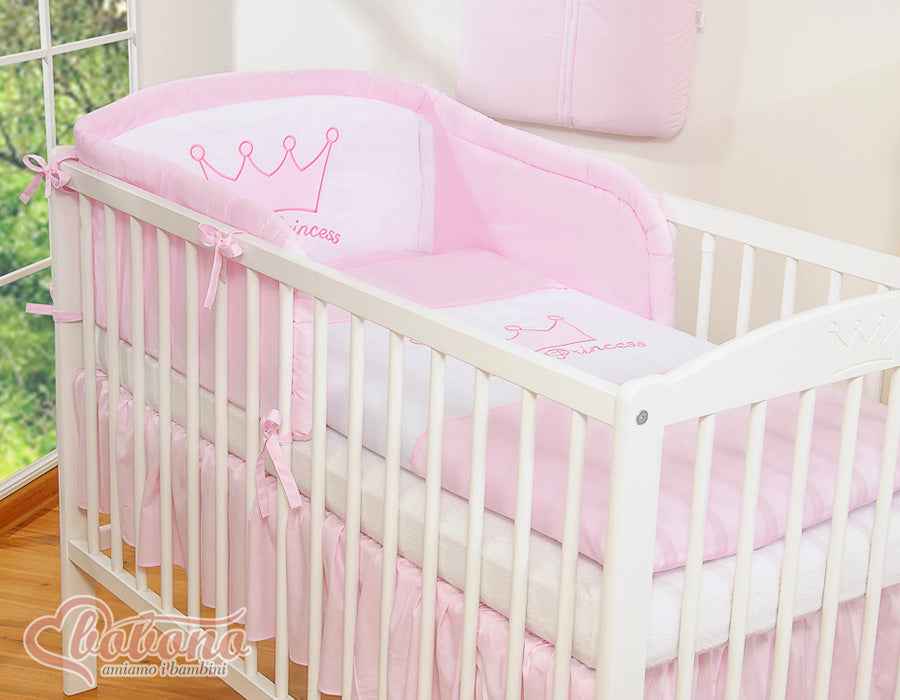 Universal bumper- Little Prince/Princess pink