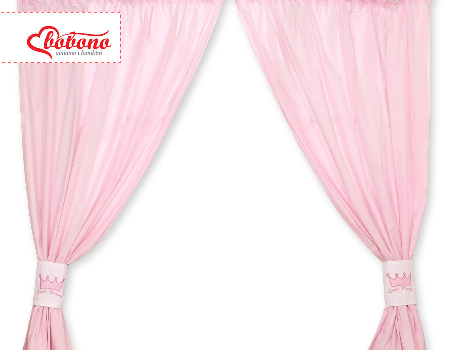Curtains for baby room- Little Prince/Princess pink