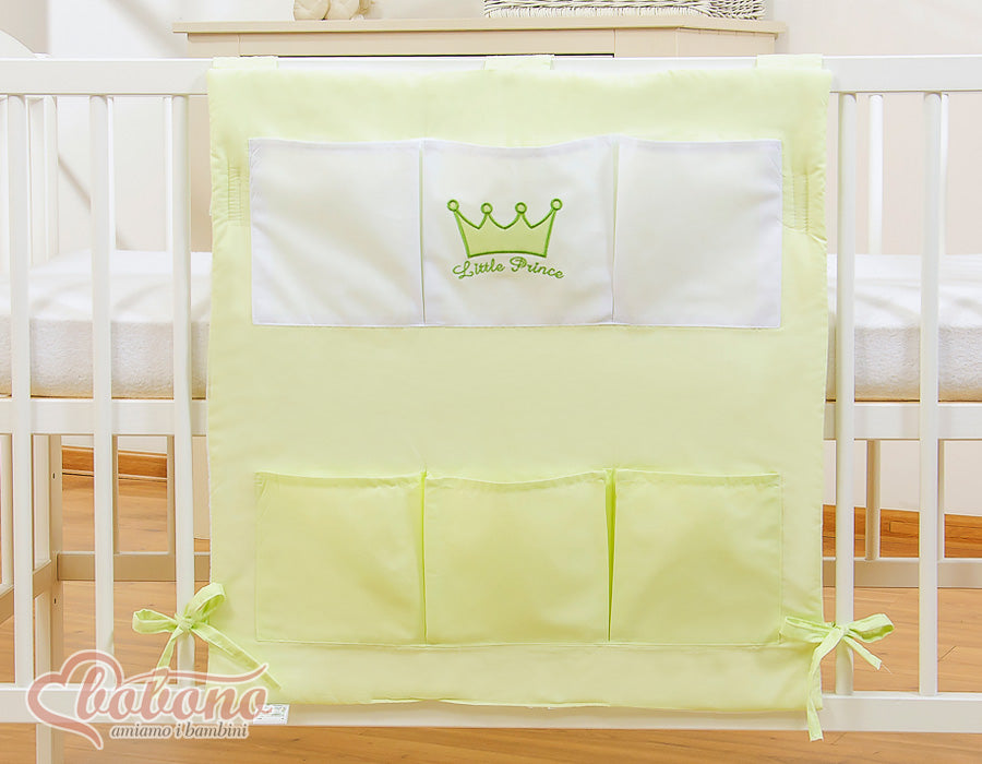 Cot tidy- Little Prince/Princess green