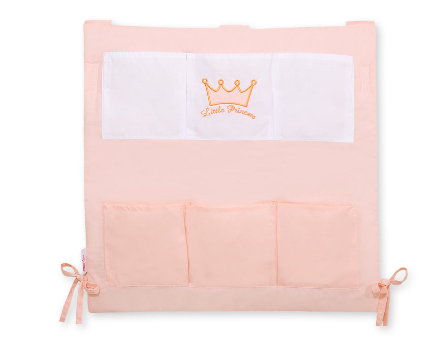 Cot tidy- Little Prince/Princess powder pink