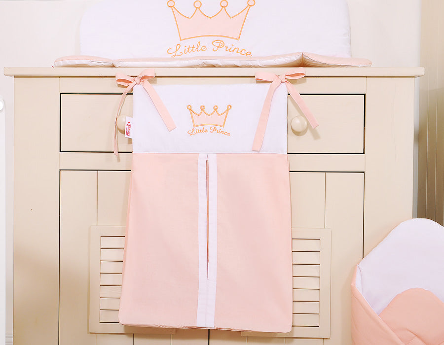 Diaper bag- Little Prince/Princess powder pink