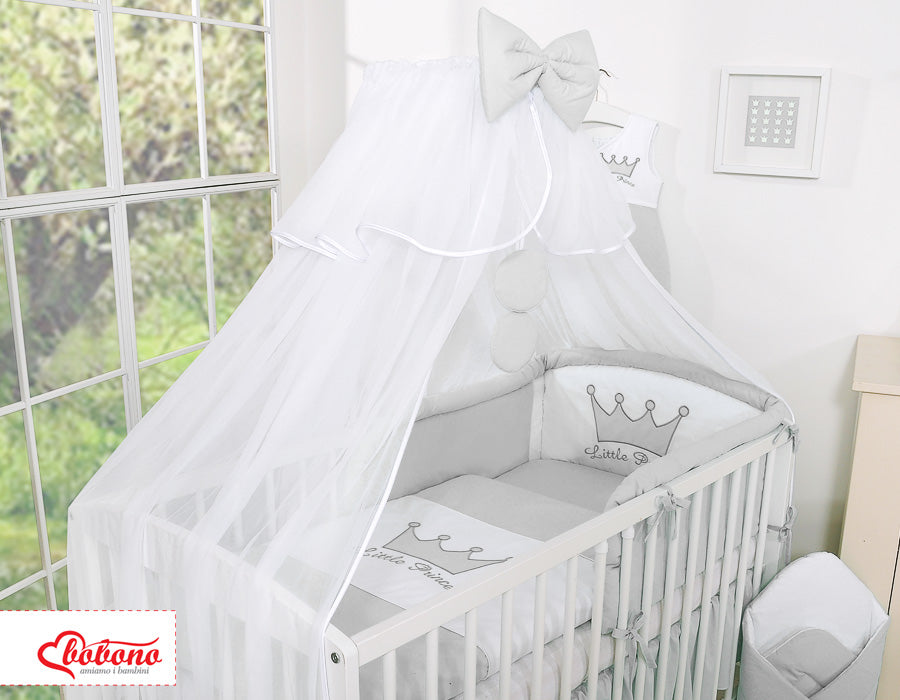 Mosquito-net made of chiffon- Little Prince/Princess gray