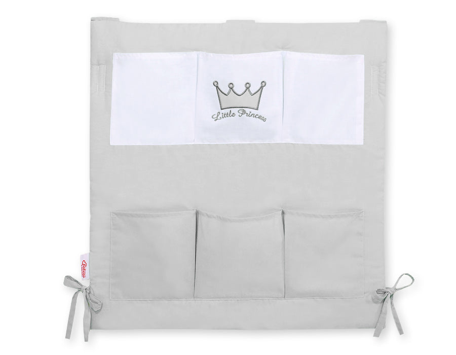 Cot tidy- Little Prince/Princess gray