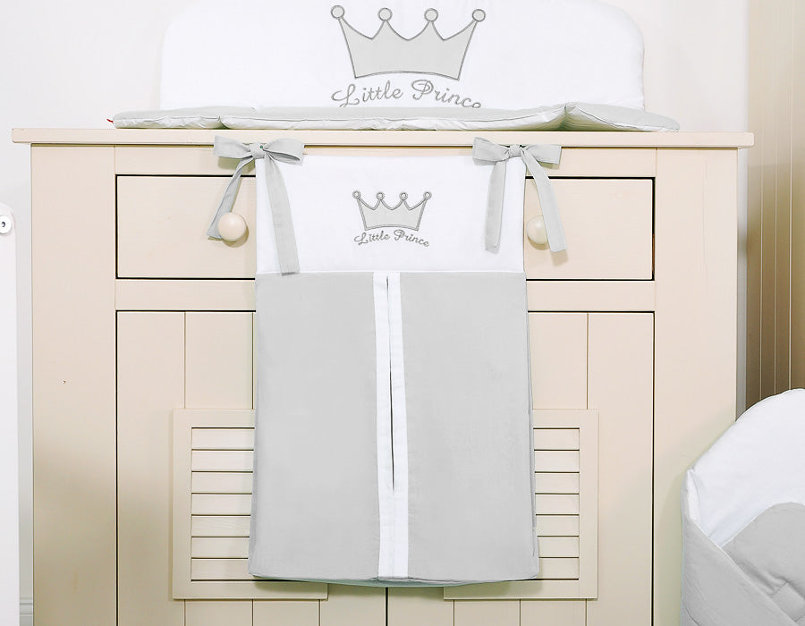 Diaper bag- Little Prince/Princess gray