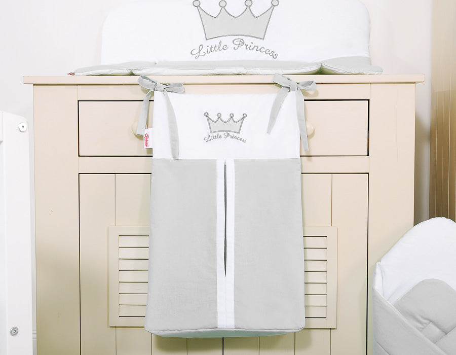 Diaper bag- Little Prince/Princess gray