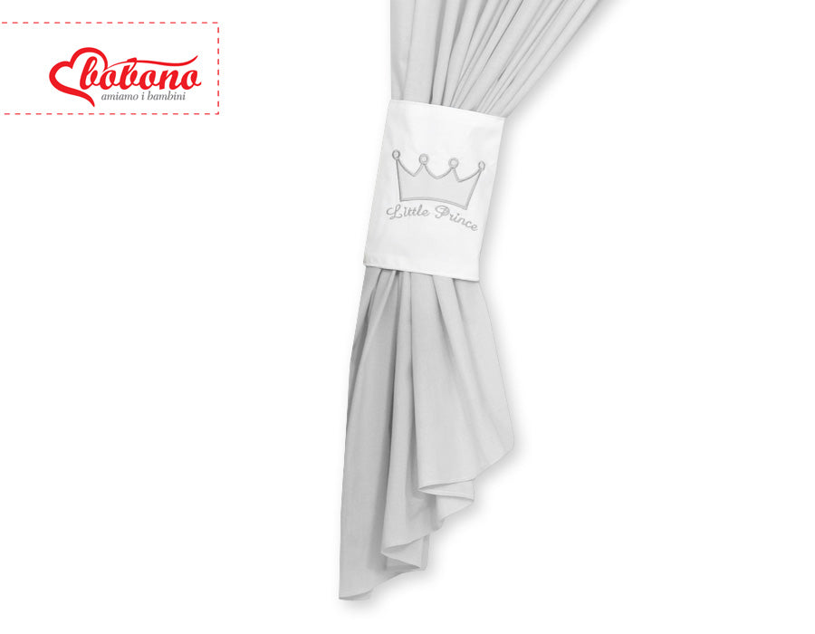 Curtains for baby room- Little Prince/Princess gray