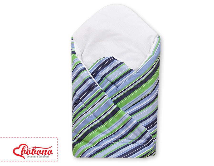 Baby nest with stiffenig- Basic dark blue strips