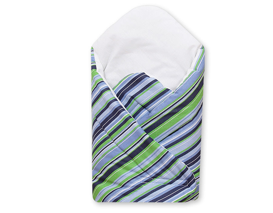 Baby nest with stiffenig- Basic dark blue strips