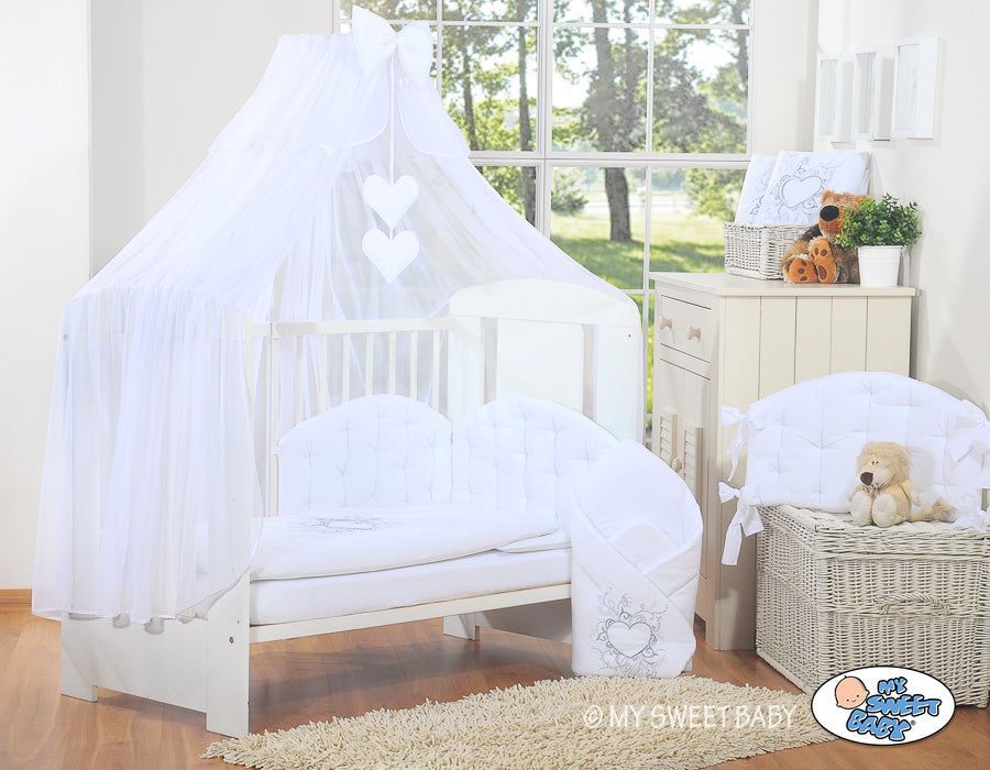 Mosquito-net made of chiffon- Chic white