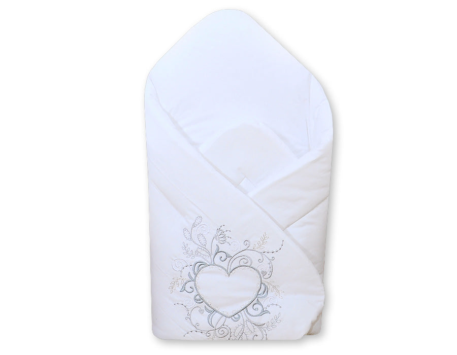 Babynest with stiffening - Chic white