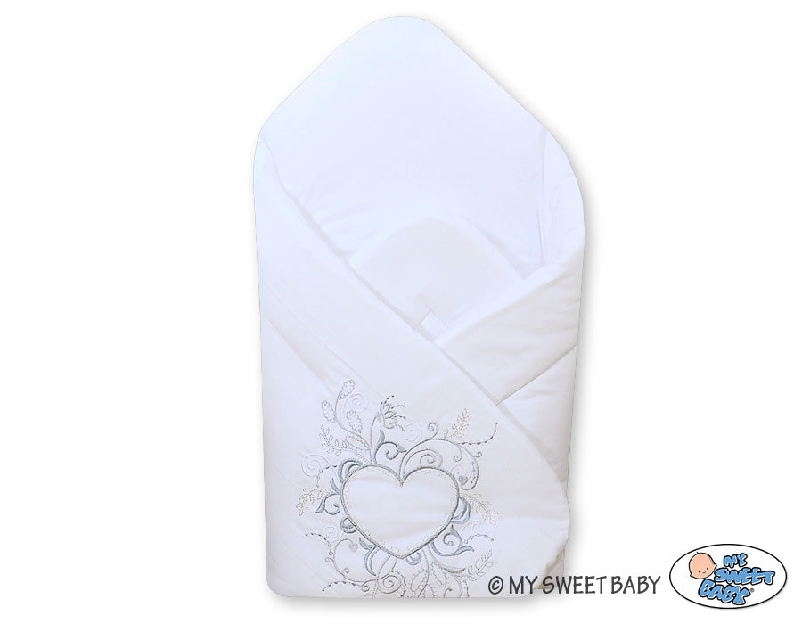 Babynest with stiffening - Chic white