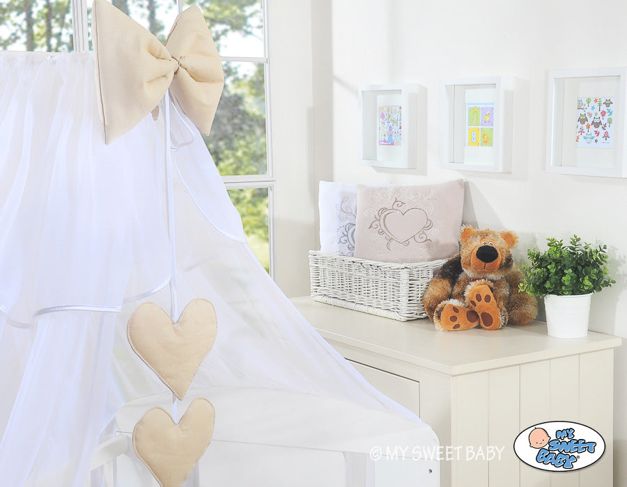 Mosquito-net made of chiffon- Chic beige