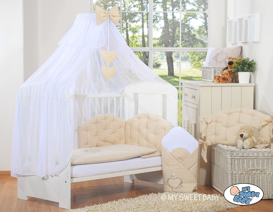 Mosquito-net made of chiffon- Chic beige