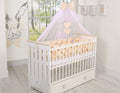 Mosquito-net made of chiffon- white