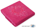 Polar fleece blanket for babies - Chic dark pink
