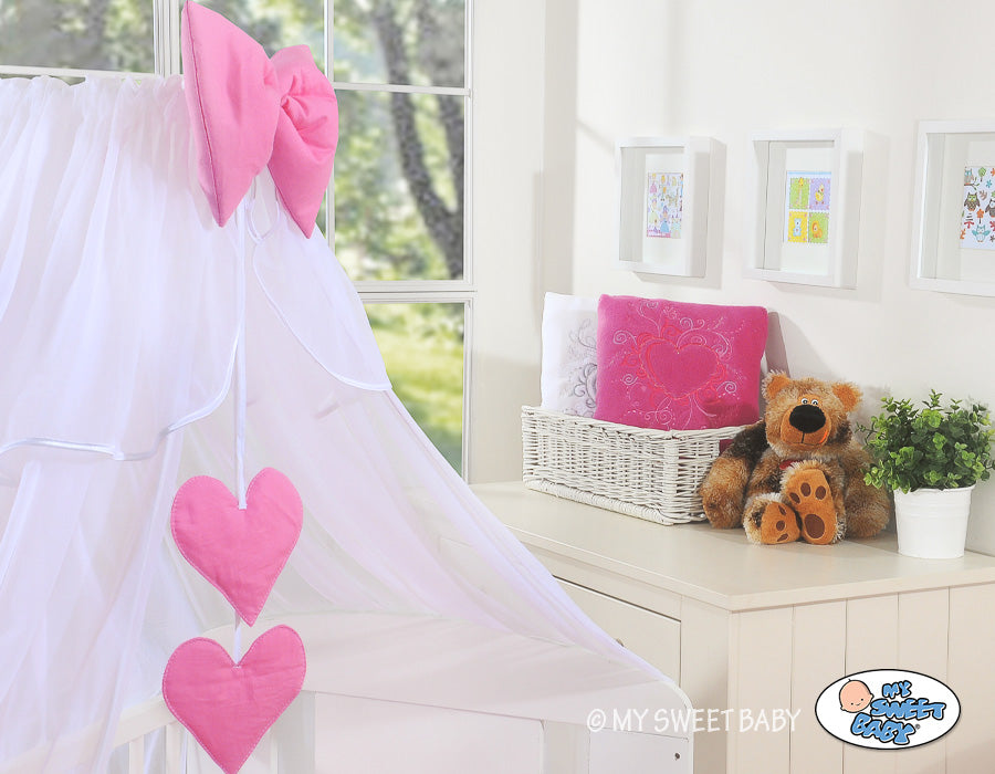 Mosquito-net made of chiffon- Chic dark pink