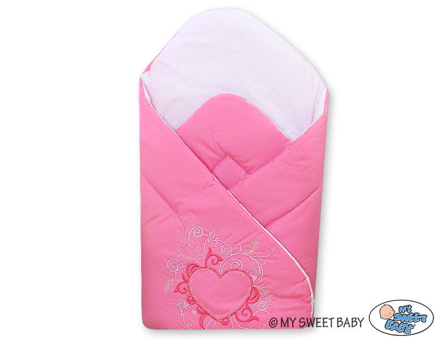 Babynest with stiffening - Chic dark pink