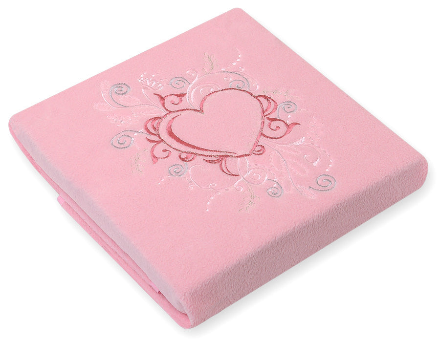 Polar fleece blanket for babies - Chic light pink