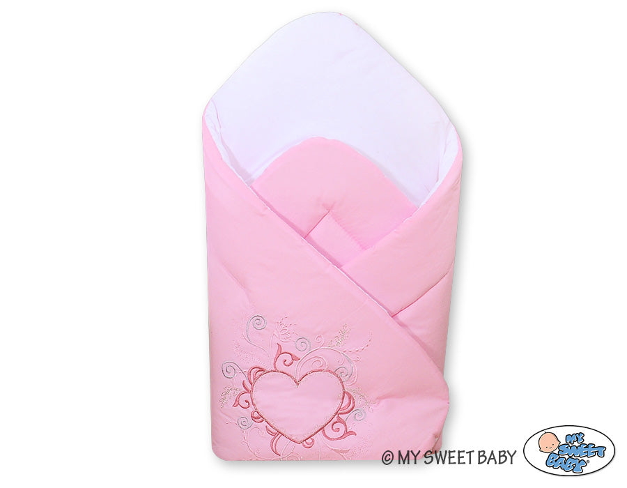 Babynest with stiffening - Chic light pink