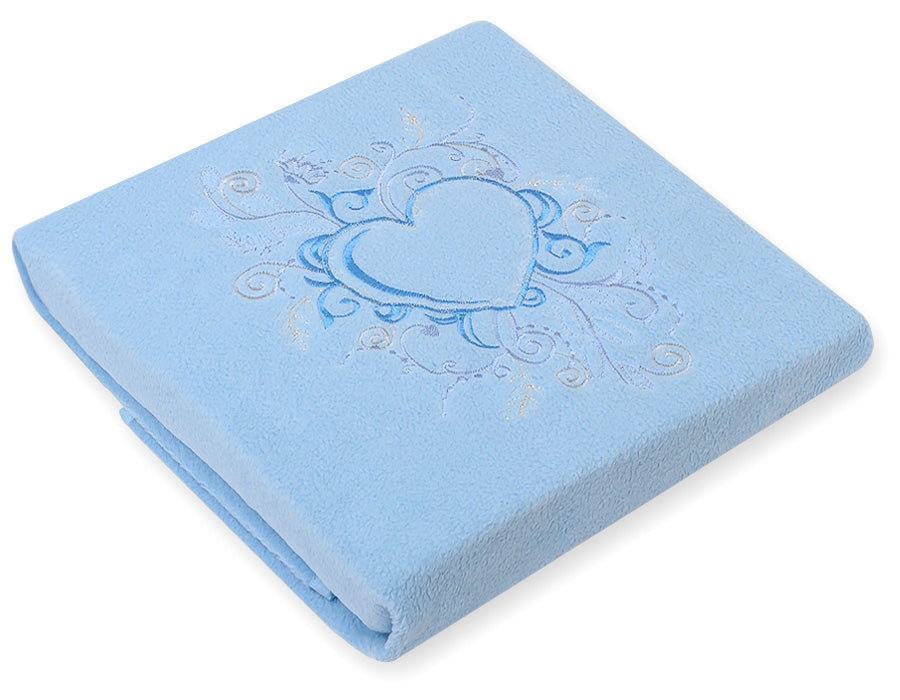 Polar fleece blanket for babies - Chic blue