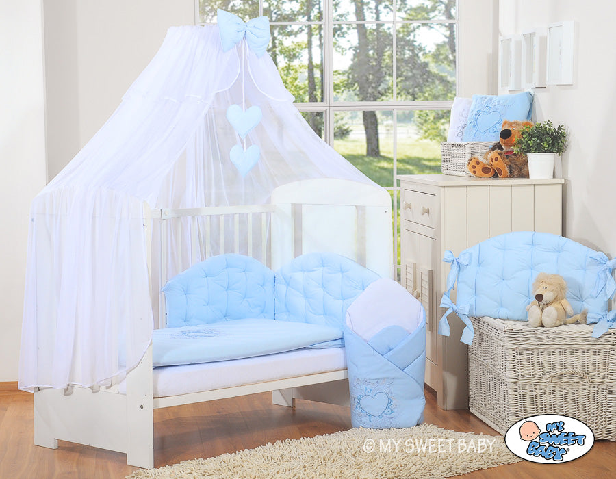 Mosquito-net made of chiffon- Chic blue